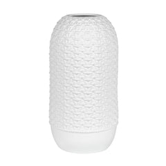 Vaso Alto Maglia H26 | Vasi di Desingn in Ceramica Bianca - 0017214