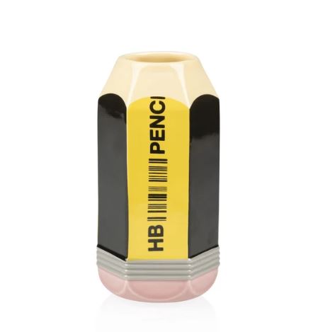 Vaso Matita HB Giallo in Ceramica – Pencil Vase - Bitten Design