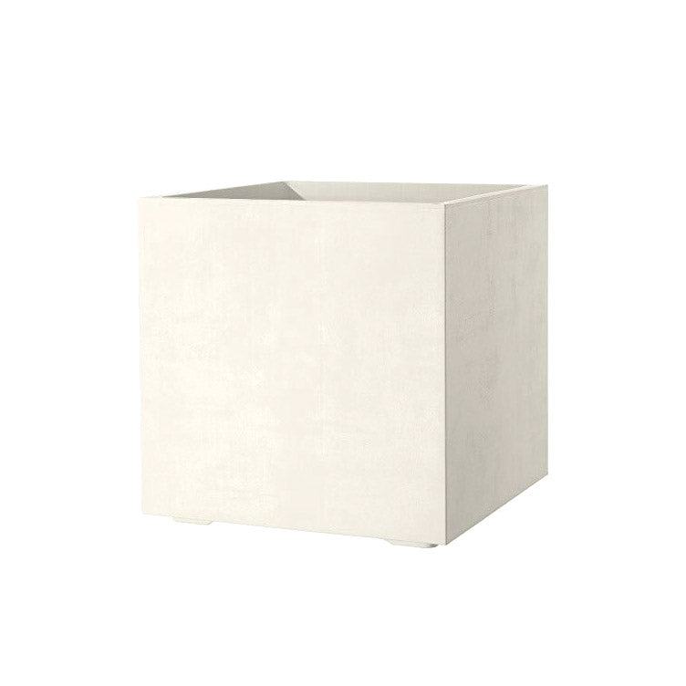 Vaso Millennium Cubo 39X39 Bianco | Vasi di design in plastica per esterno - cubo-millennium-39-bianco