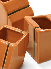 Vaso Mini Ass/3 Silos Arancione – Plan C x Serax in Ceramica