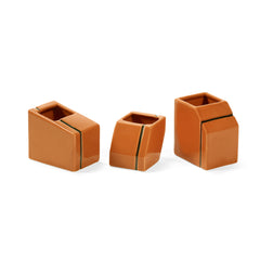 Vaso Mini Ass/3 Silos Arancione – Plan C x Serax in Ceramica