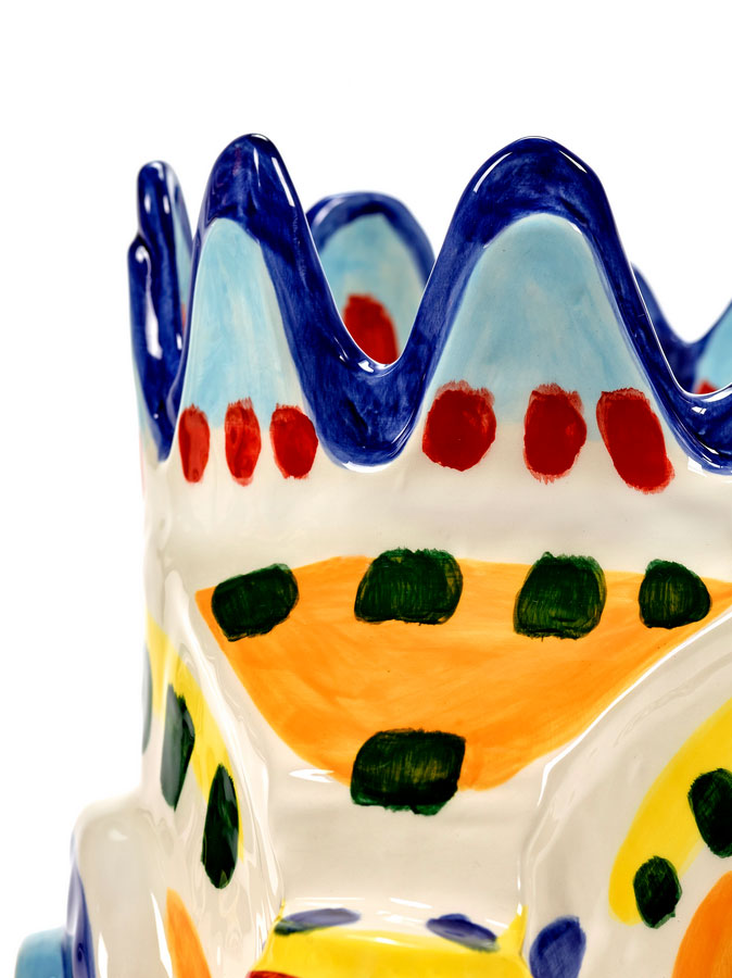 Vaso 01 Mix Sicily |  Vaso in Ceramica Colorata Designer Ottolenghi - Ivo Bisignano by Serax - B8922011