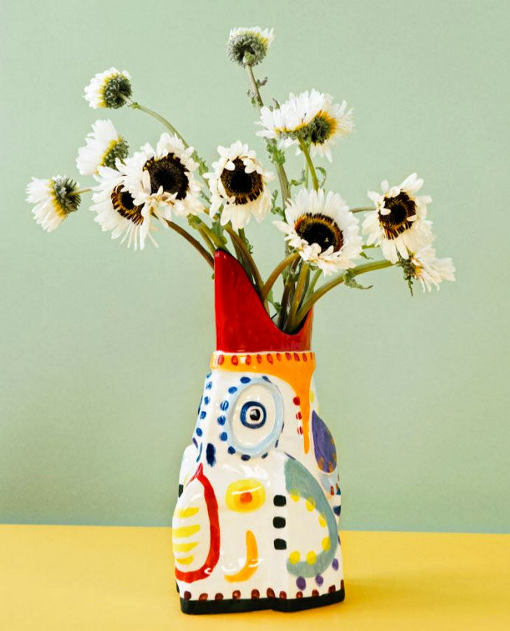 Vaso 04 Mix Sicily | Vaso in Ceramica Colorata Designer Ottolenghi - Ivo Bisignano by Serax - B8922014