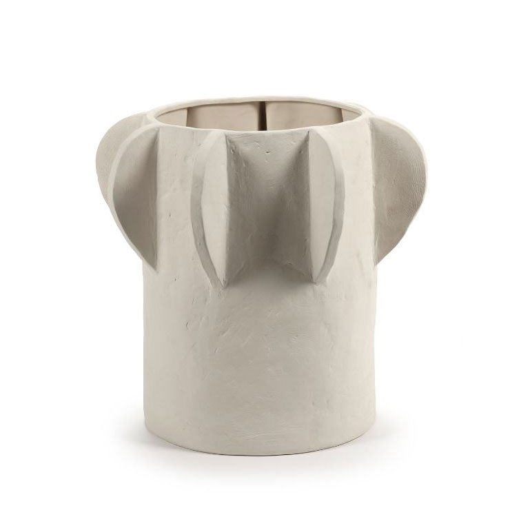 Portavaso Molly 01 Medium Ceramica Beige &Oslash; 40 X H 38 CM | Vasi in ceramica design Marie Michielssen per Serax - B7323009
