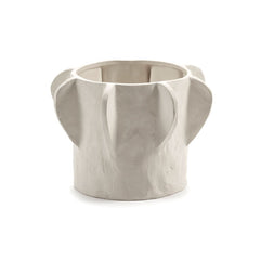 Portavaso Molly 02 Small Ceramica Beige &Oslash; 22 X H 15 CM | Vasi in ceramica design Marie Michielssen per Serax - B7323004