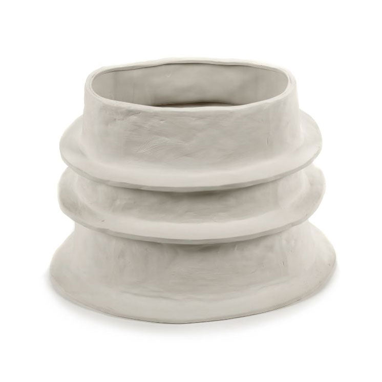 Vaso Molly 06 Medium Ceramica Beige L 44 X P 27 X H 33 CM | Vasi in ceramica design Marie Michielssen per Serax - B7323014
