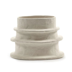 Vaso Molly 06 Small Ceramica Beige L 27,5 X P 16,8 X H 20,5 CM | Vasi in ceramica design Marie Michielssen per Serax - B7323008