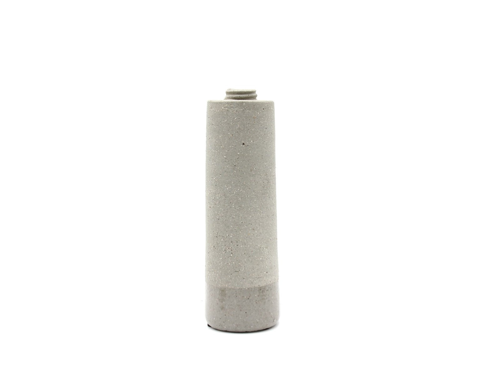 Vaso grigio monofiore Tiny H18: vasi in ceramica D&amp;M - AAR5473LGI