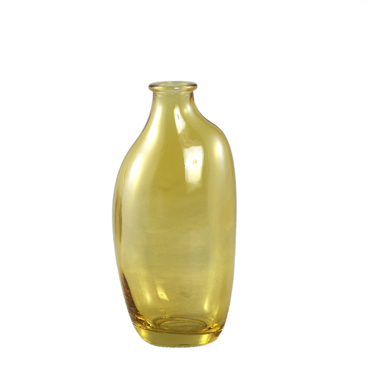 Vaso Mussarat in Vetro Organico Giallo M &ndash; Eleganza e Design per la Tua Casa - 725541