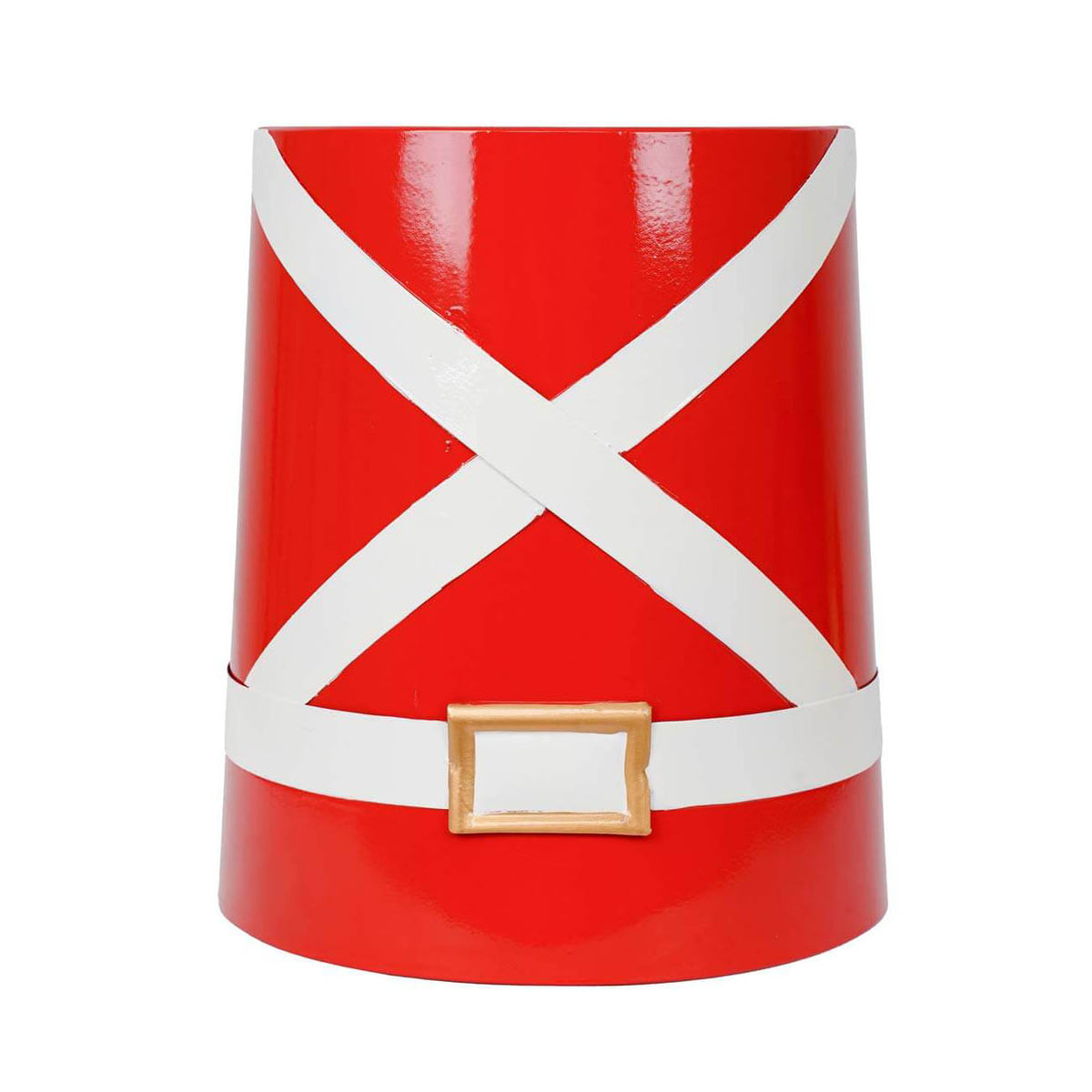 Vaso in Metallo Stile Giacca Soldatino L – Decorazione Natalizia