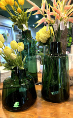 Nida | Vaso Bottiglia Dark Green  - CONFIG0379