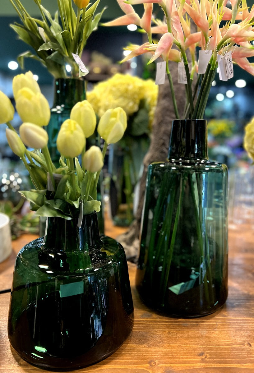 Nida | Vaso Bottiglia Dark Green  - CONFIG0379