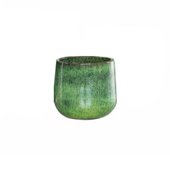 Vaso Novii Green Terracotta Smaltata Verde S - Eleganza Naturale per i Tuoi Spazi - 725732-S
