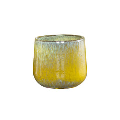 Vaso Novii Giallo Terracotta Smaltata Giallo M - Eleganza Naturale per i Tuoi Spazi - 725734-M