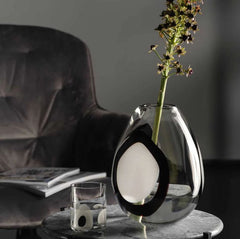 Vaso Occhi Bianchi in Vetro H26 Ø21 Cm - Un Dettaglio di Stile per i Tuoi Interni