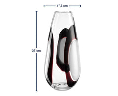 Vaso Occhi Bianchi in Vetro H38 Ø18 Cm - Un Dettaglio di Stile per i Tuoi Interni