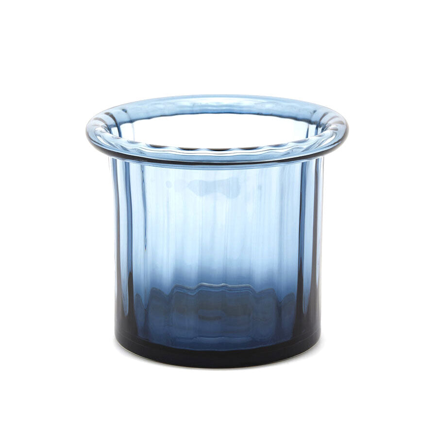 Vaso Pillar con Bordo Blu H19,5 X D18,5 - 107477,80