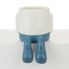 Vaso Porta Piante da interno Mr.Dangly Azzurro H22 - 27529