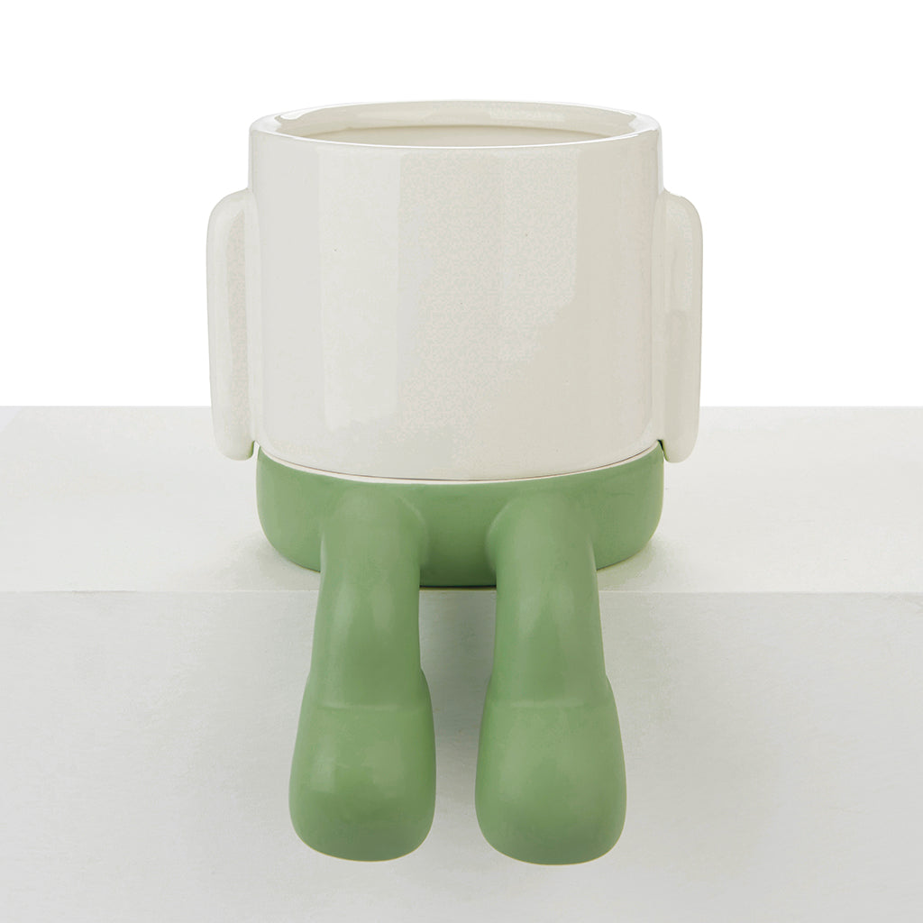 Vaso Porta Piante da interno Mr.Dangly Verde H22 - 27530