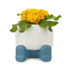 Vaso Porta Piante da interno Mr.Sitty Azzurro H15 - 27526