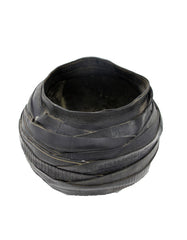 Vaso Porta Piante Rubber Basso Small | Vaso in Gomma Riciclata - B7211296-1