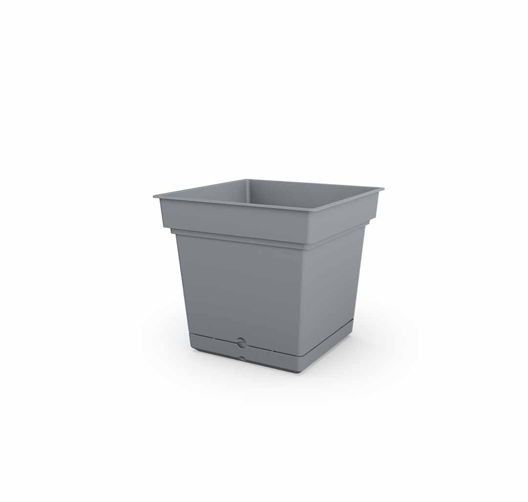 Vaso da esterno Still Grigio in plastica Teraplast - 28111047414