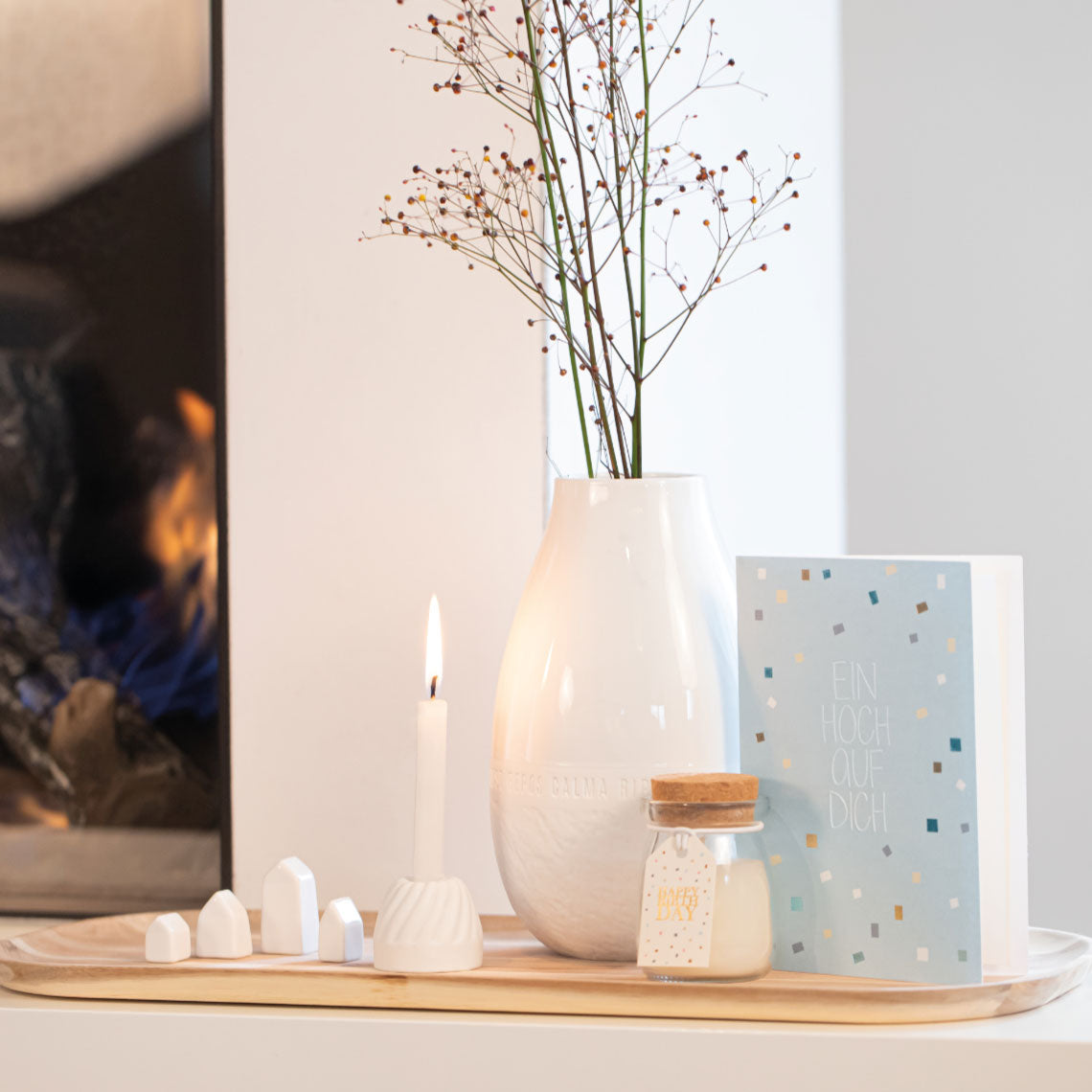 Vaso Rest H20 in Ceramica Bianca Design Rader - 0016470