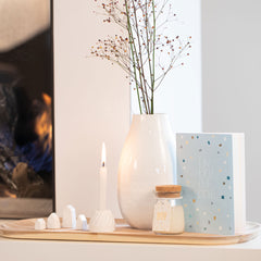 Vaso Rest H20 in Ceramica Bianca Design Rader - 0016470