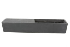 Memory rettangolo scuro M: vasi in cemento da esterno o da interno D&amp;M - B329DGI