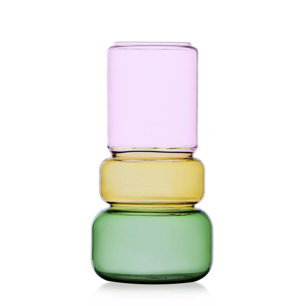 Vaso verde H40: vasi in vetro trasparenti design EDG Vaso verde H40: vasi in vetro trasparenti design EDG