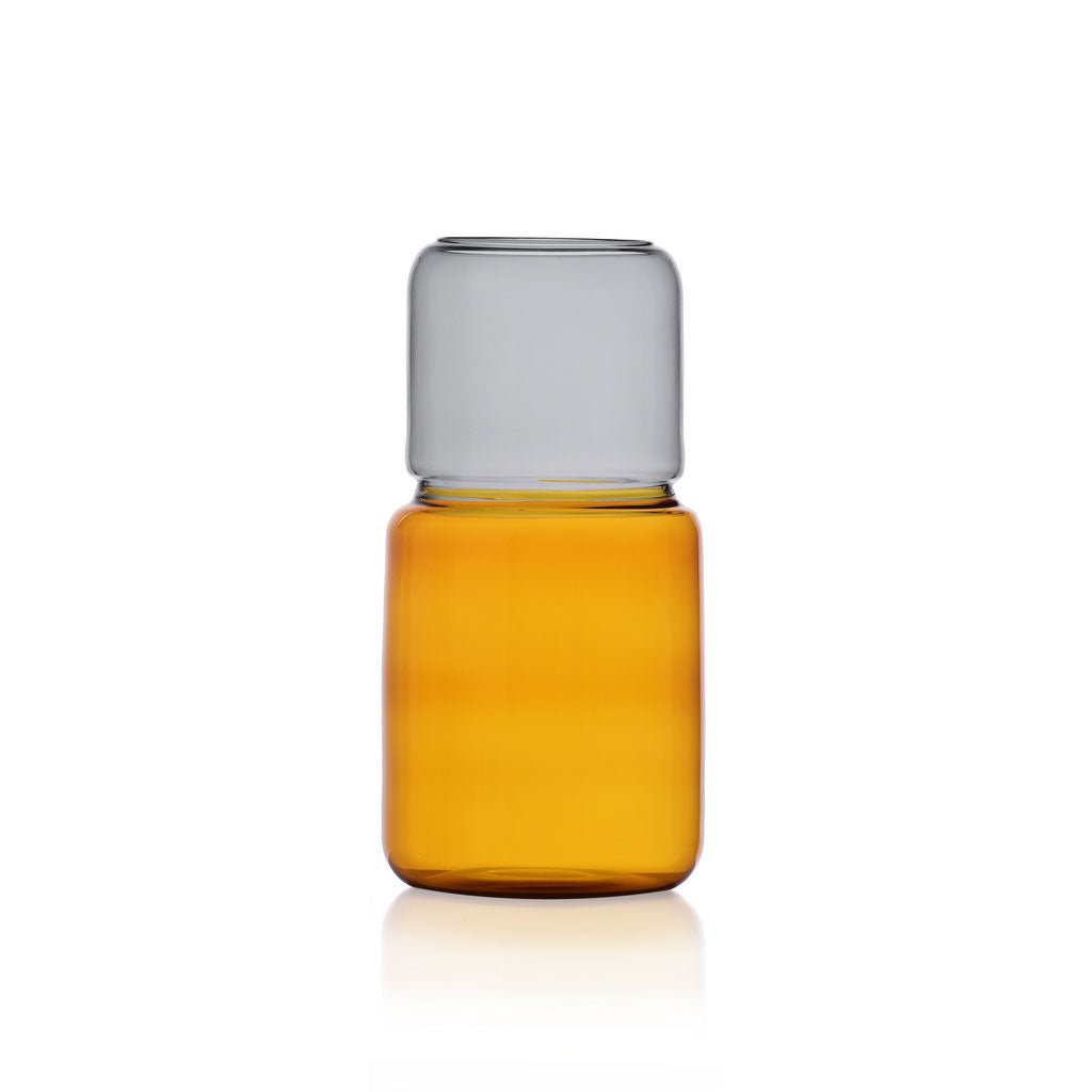 Vaso Revolve H25 Smoke - Ambra | Vasi in vetro Ichendorf - 09366097