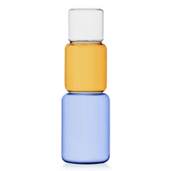 Vaso Revolve H35 Blu - ambra - Clear | Vasi in vetro Ichendorf - 09366095