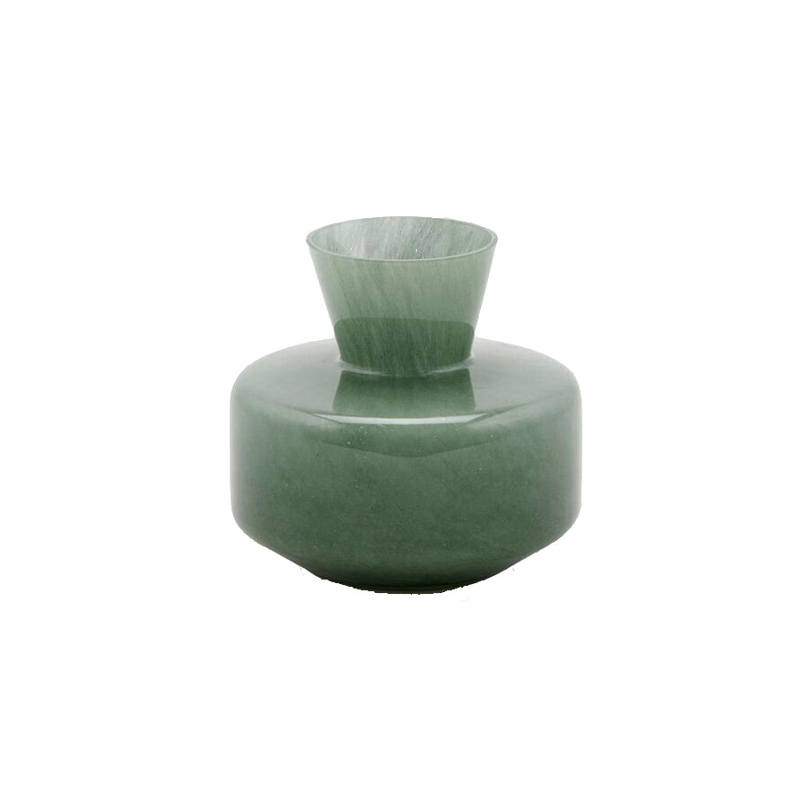 Vaso Rotondo Con Collo H15 D16 | Vasi di Design in Vetro EDG - Enzo De Gasperi - 105765