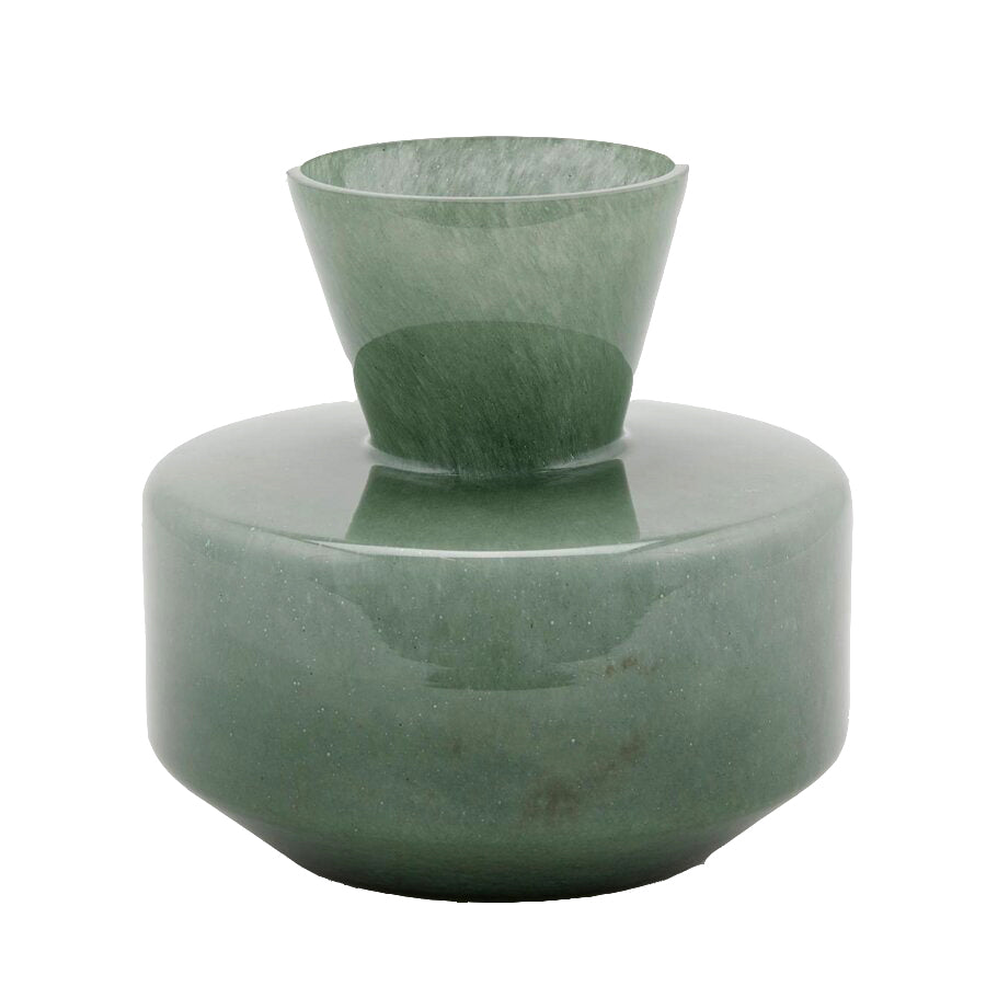 Vaso Rotondo Con Collo H25 D26 | Vasi di Design in Vetro EDG - Enzo De Gasperi - 105763