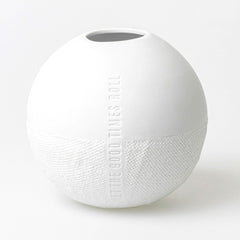 Vaso Sfera H13 &Oslash;14 in Ceramica satinata bianca - 0017180