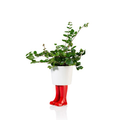 Vaso Stivale Wellington Rosso - Vasi in Ceramica Bitten Design