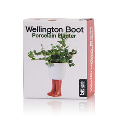 Vaso Stivale Wellington Rosso - Vasi in Ceramica Bitten Design