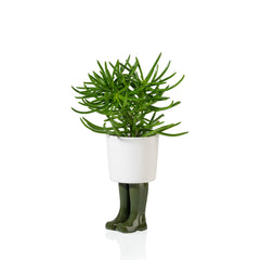 Vaso Stivale Wellington Verde - Vasi in Ceramica Bitten Design