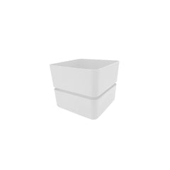 Vaso Veleta Bianco 9CM | Vasi di design in plastica colorata TERAPLAST - 08768009-311