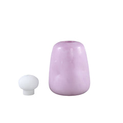 Vaso Karlie Viola con Tappo Bianco in Vetro Opaco | Vasi di Design in Vetro Colorato - 721817