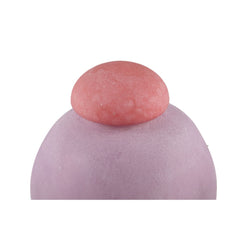 Vaso Karlie Viola con Tappo Rosa in Vetro Opaco | Vasi di Design in Vetro Colorato - 721822