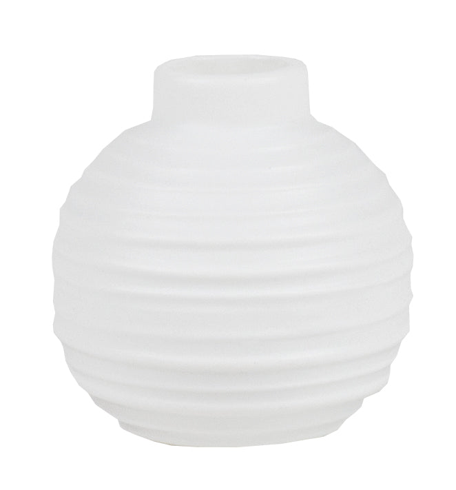Set 3 Vasi Wonder in ceramica bianca - 4990299