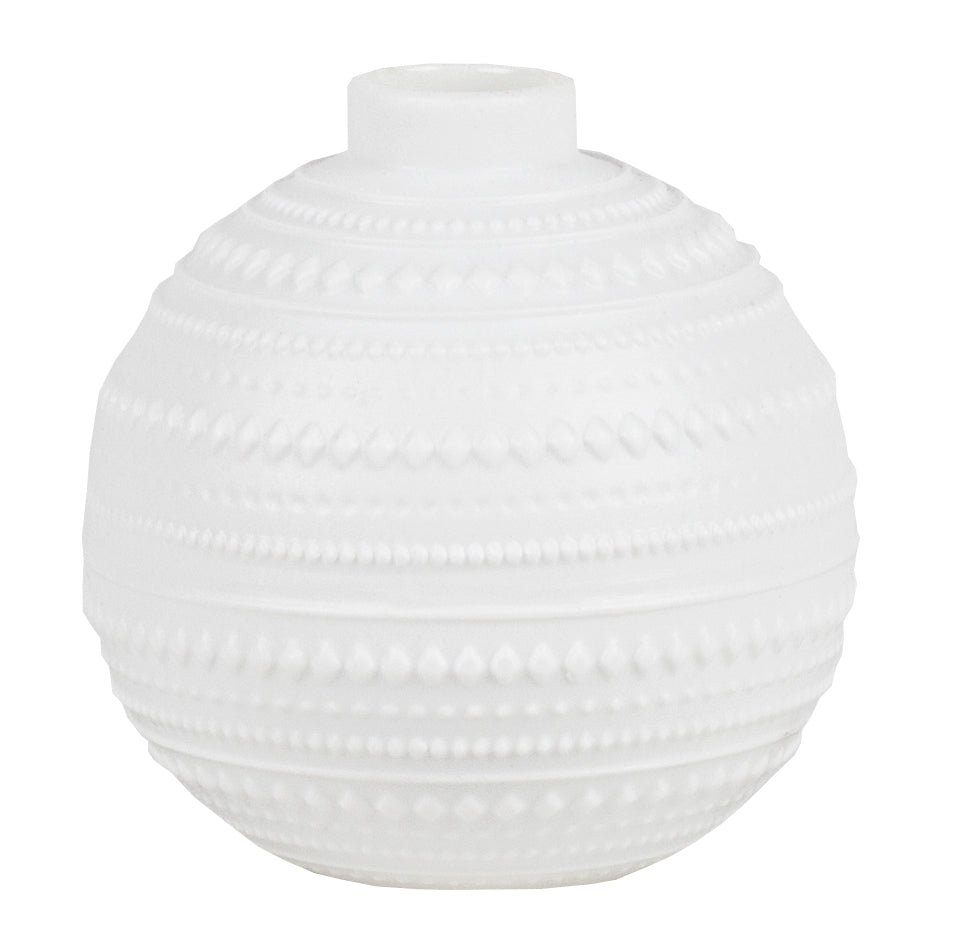 Set 3 Vasi Wonder in ceramica bianca - 4990299