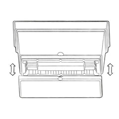 Fioriera rettangolare Aqua 100 in plastica Teraplast - CONFIG0041