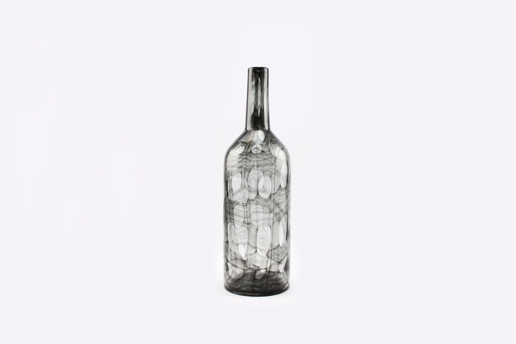 Vaso bottiglia Orfeo L:  vasi in vetro trasparenti design Pomax - 32131-15