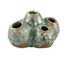 Vaso Ceramica Corall Green Multi foro basso S - 690949