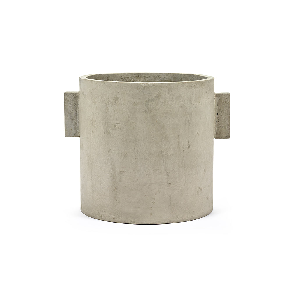Vaso in cemento naturale tondo H30 : Vasi in cemento design Marie Michielssen - B7218506