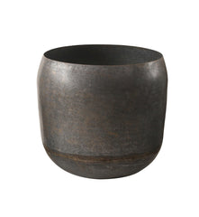 Cachepot in metallo grigio XL - 689381XL