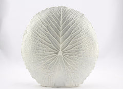 Vaso bianco da terra Foglia H45: vasi in resina alti di design - Vaso Foglia-D45 XH45 Cm