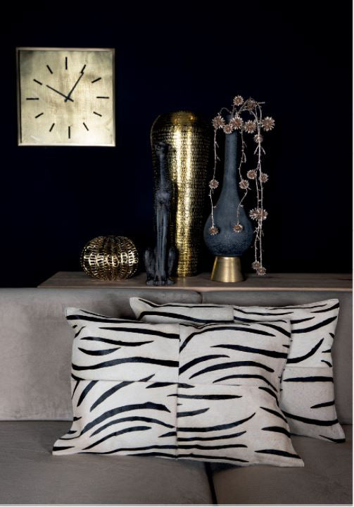 Vaso Diani Grey | Vaso in ceramica con base oro - CONFIG0307